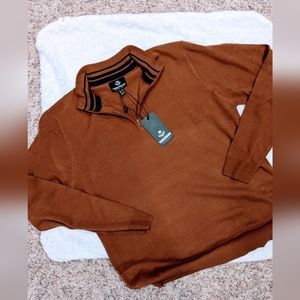 NWT Threadbare half zip up sweater